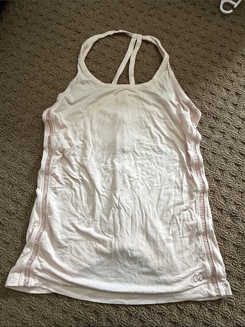CALIA by Carrie Underwood Pale Pink Racerback Tank